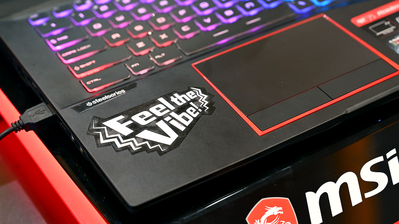 The new haptic feedback is a feature I can see making its way to a lot more MSI gaming laptops in the future.